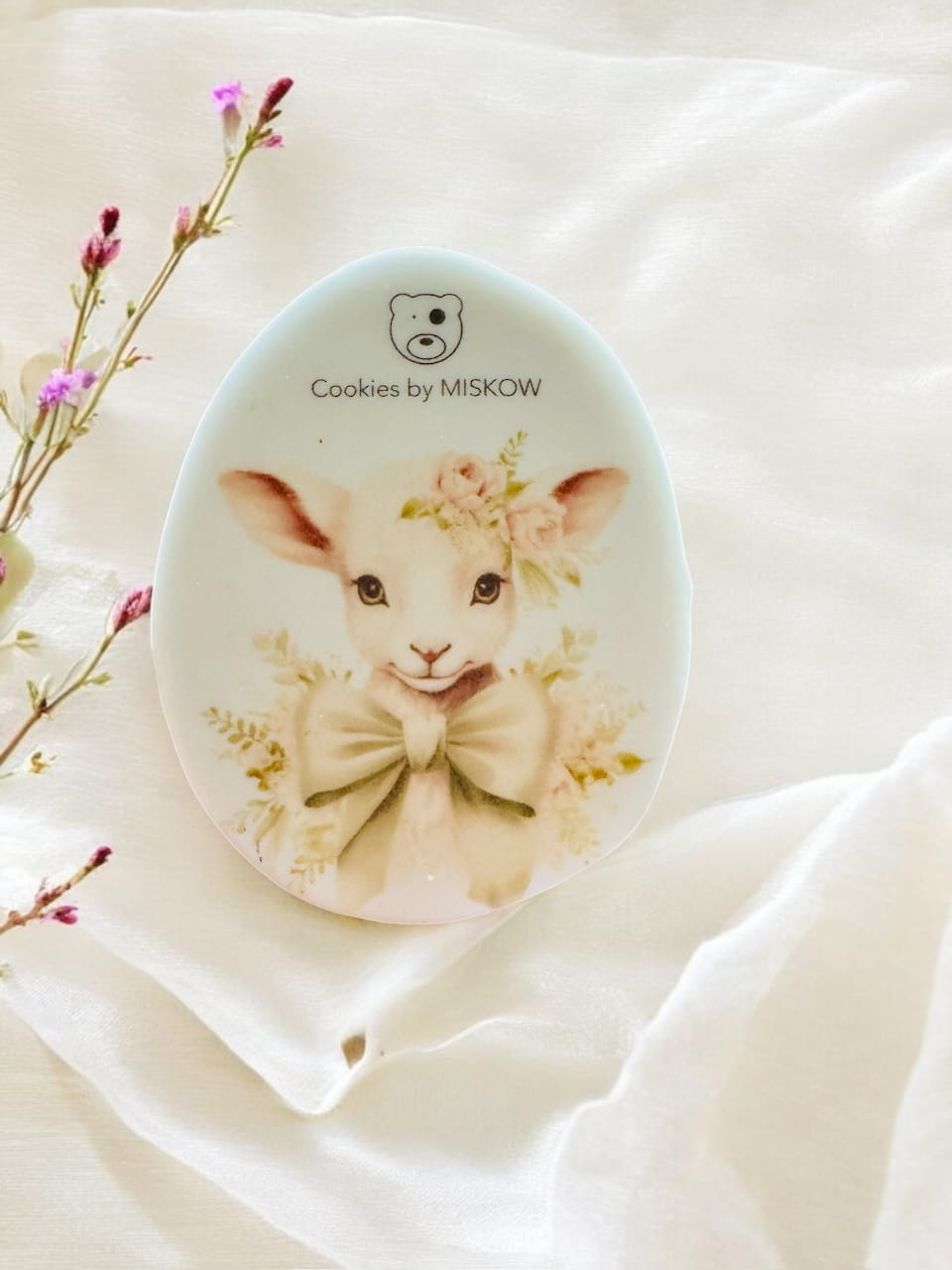 Wielkanocna pisanka z personalizacją, piernik z owieczką