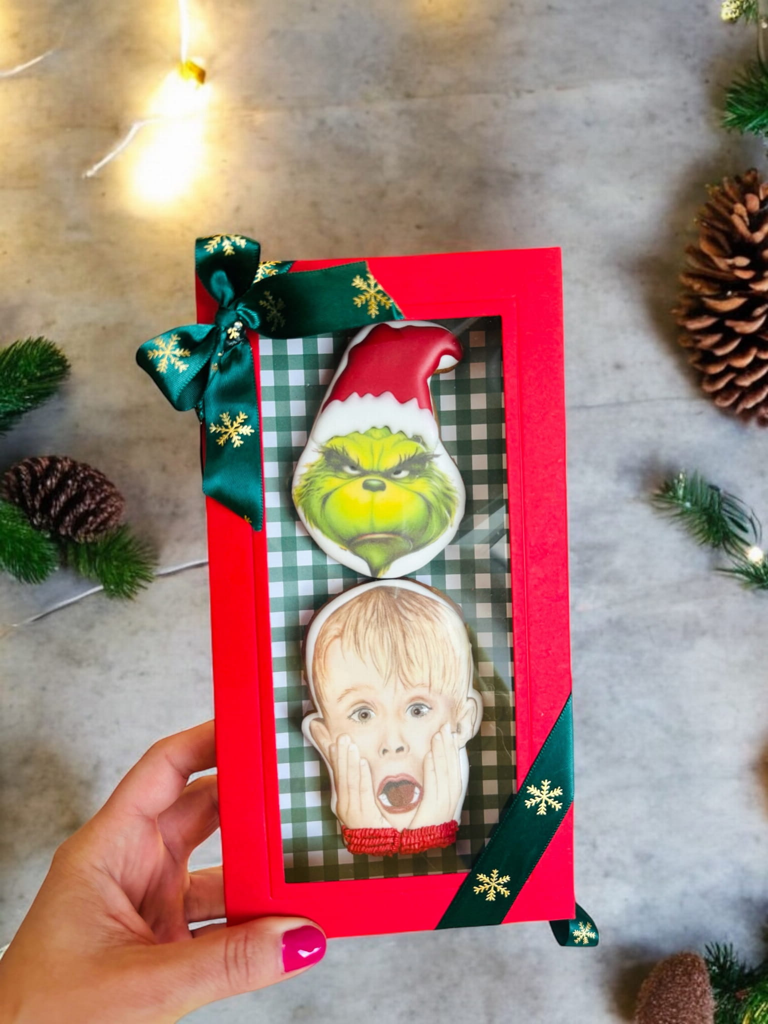 Zestaw piernikowy Grinch i Kevin