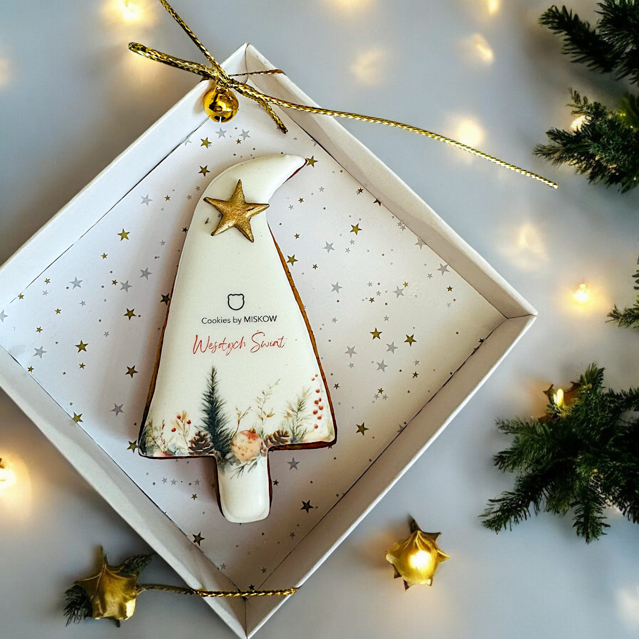 Choinka piernikowa z logo