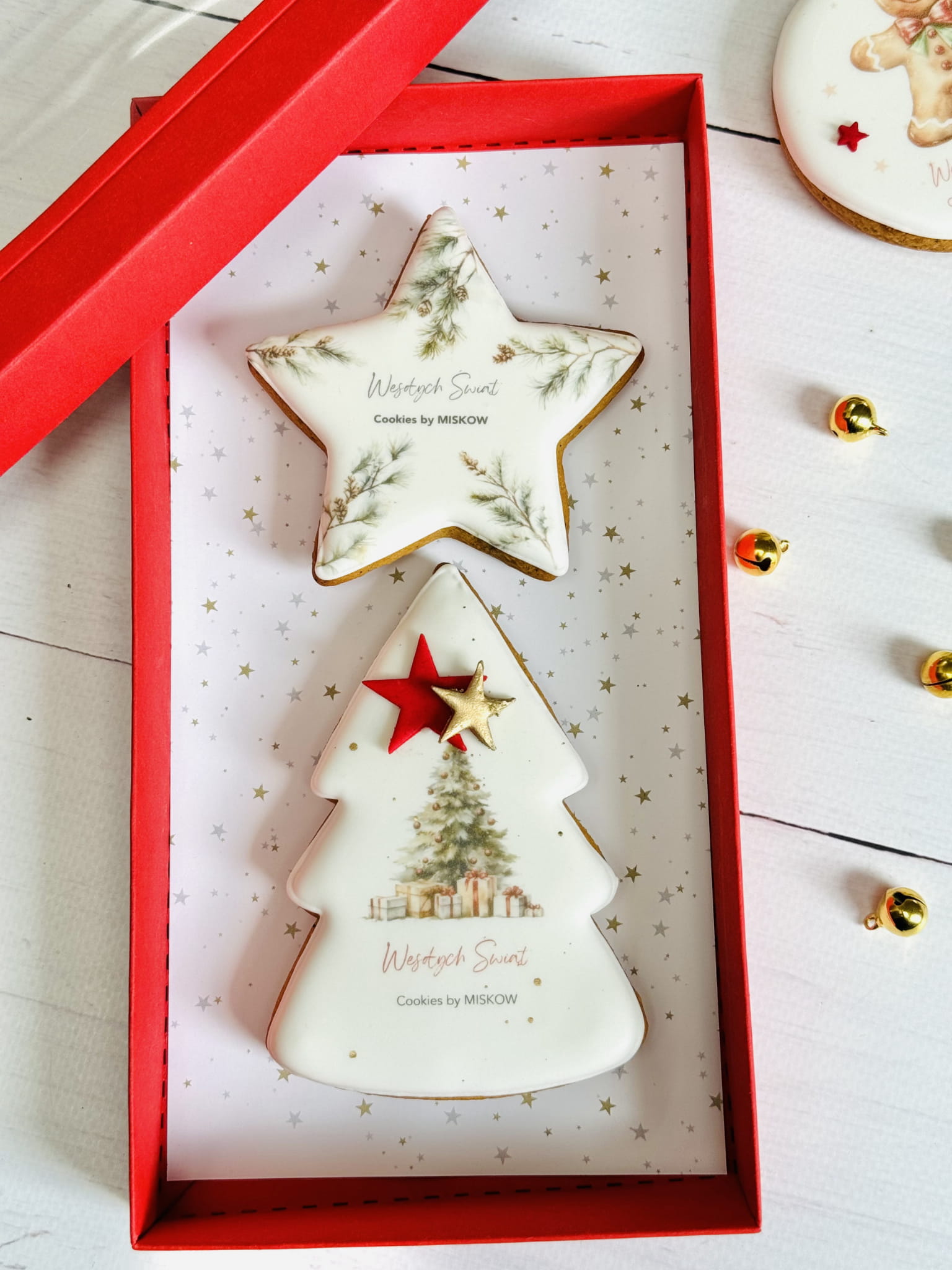 zestaw piernikowy gwiazda i choinka