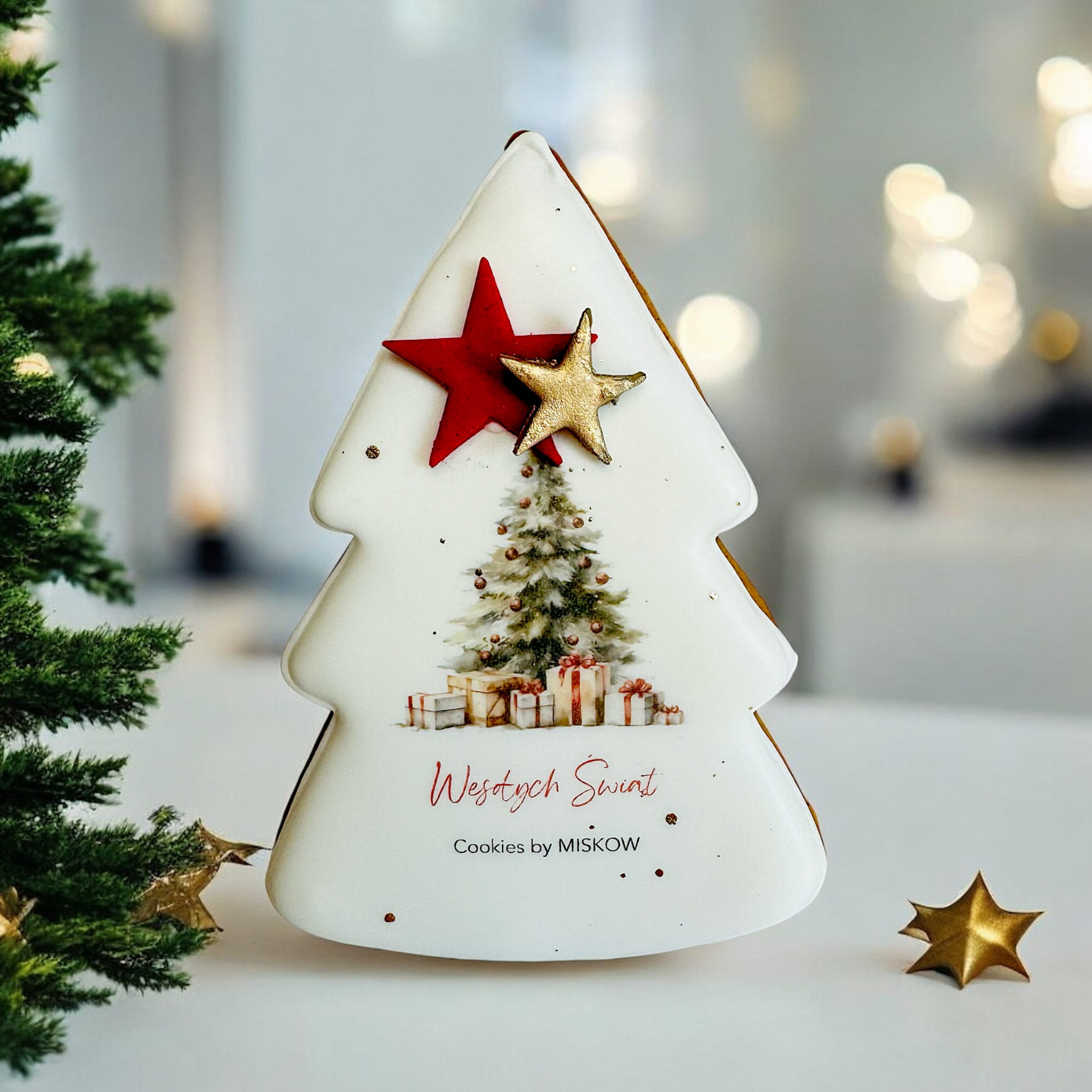 Choinka piernikowa z logo